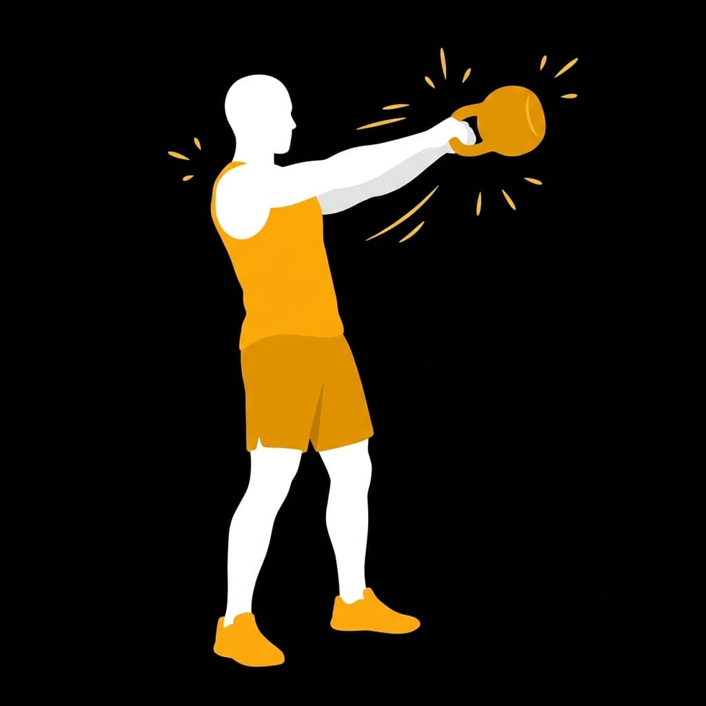 Atleta kettlebell
